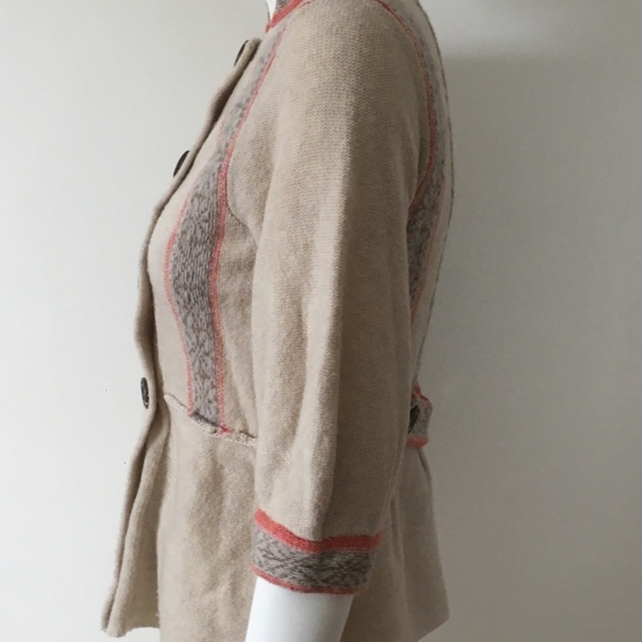 FREE PEOPLE Cardigan Sweater 3/4 Sleeves - Picture 3 of 6